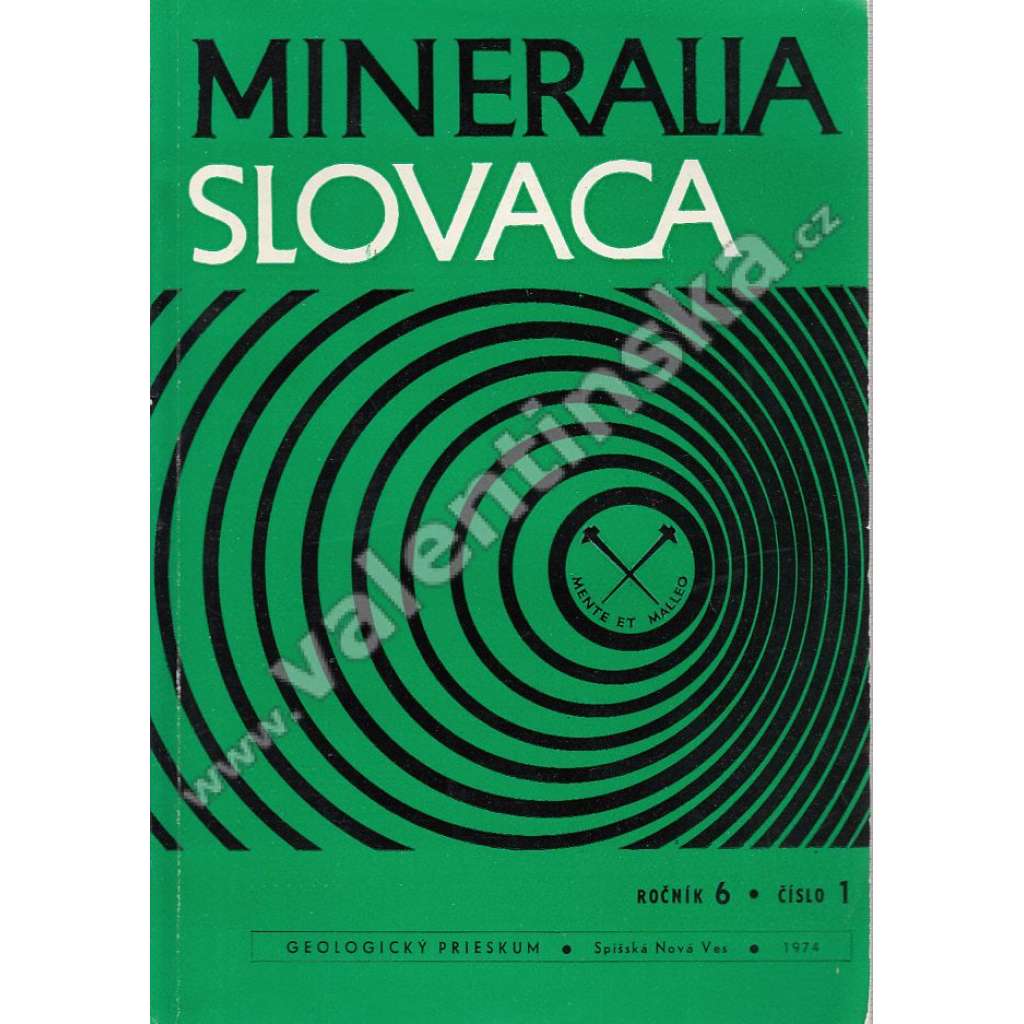 Mineralia Slovaca, roč. 6. (1974), č. 1