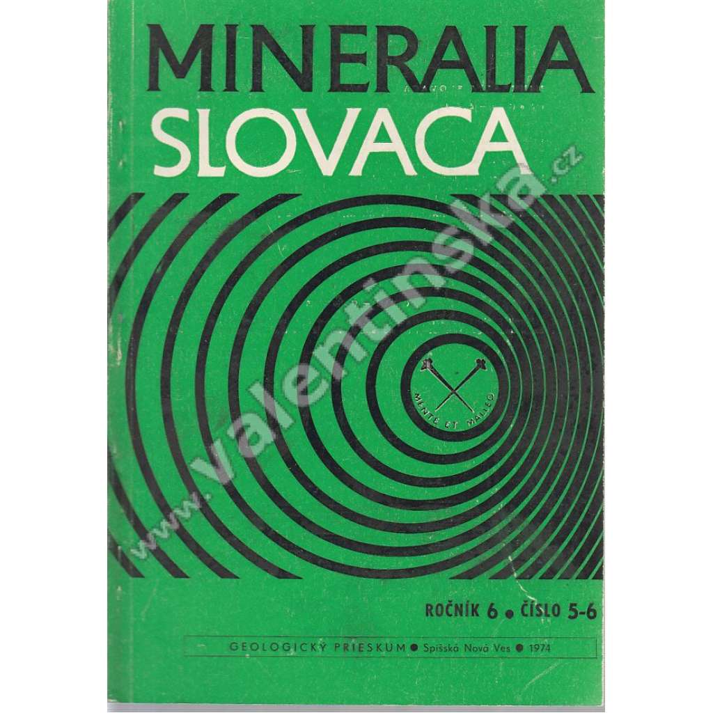 Mineralia Slovaca, roč. 6. (1974), č. 5-6