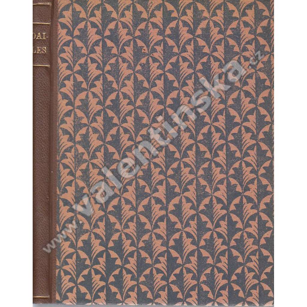 Užaslý obličej (edice: Moderní bibliotéka) [román; secesní obálka]