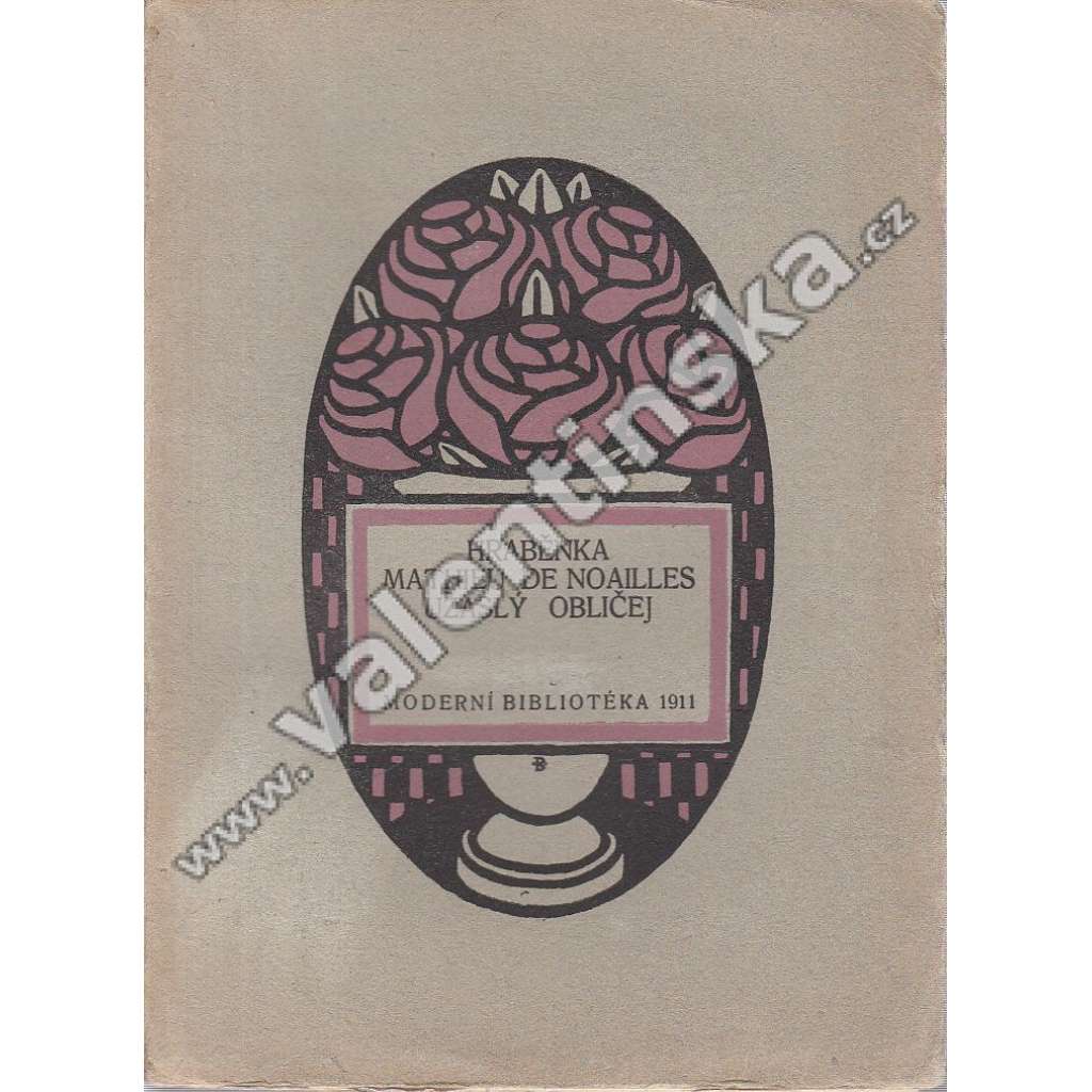 Užaslý obličej (edice: Moderní bibliotéka) [román; secesní obálka]