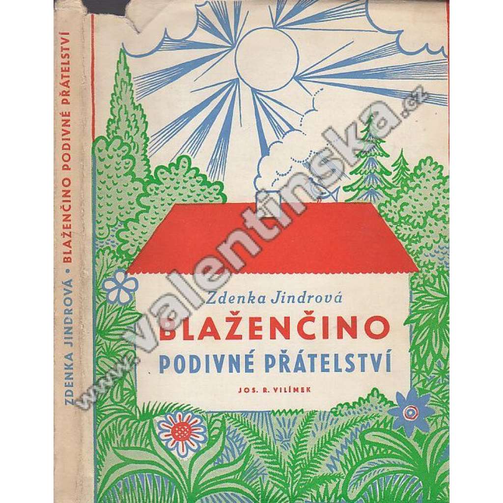 Blaženčino podivné přátelství (pohádka; ilustrace a obálka Otakar Mrkvička)
