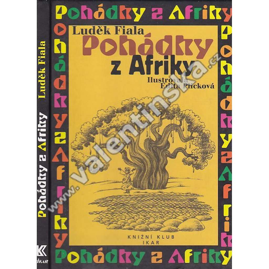 Pohádky z Afriky (Afrika, Africké pohádky; ilustrace a obálka Edita Plicková)