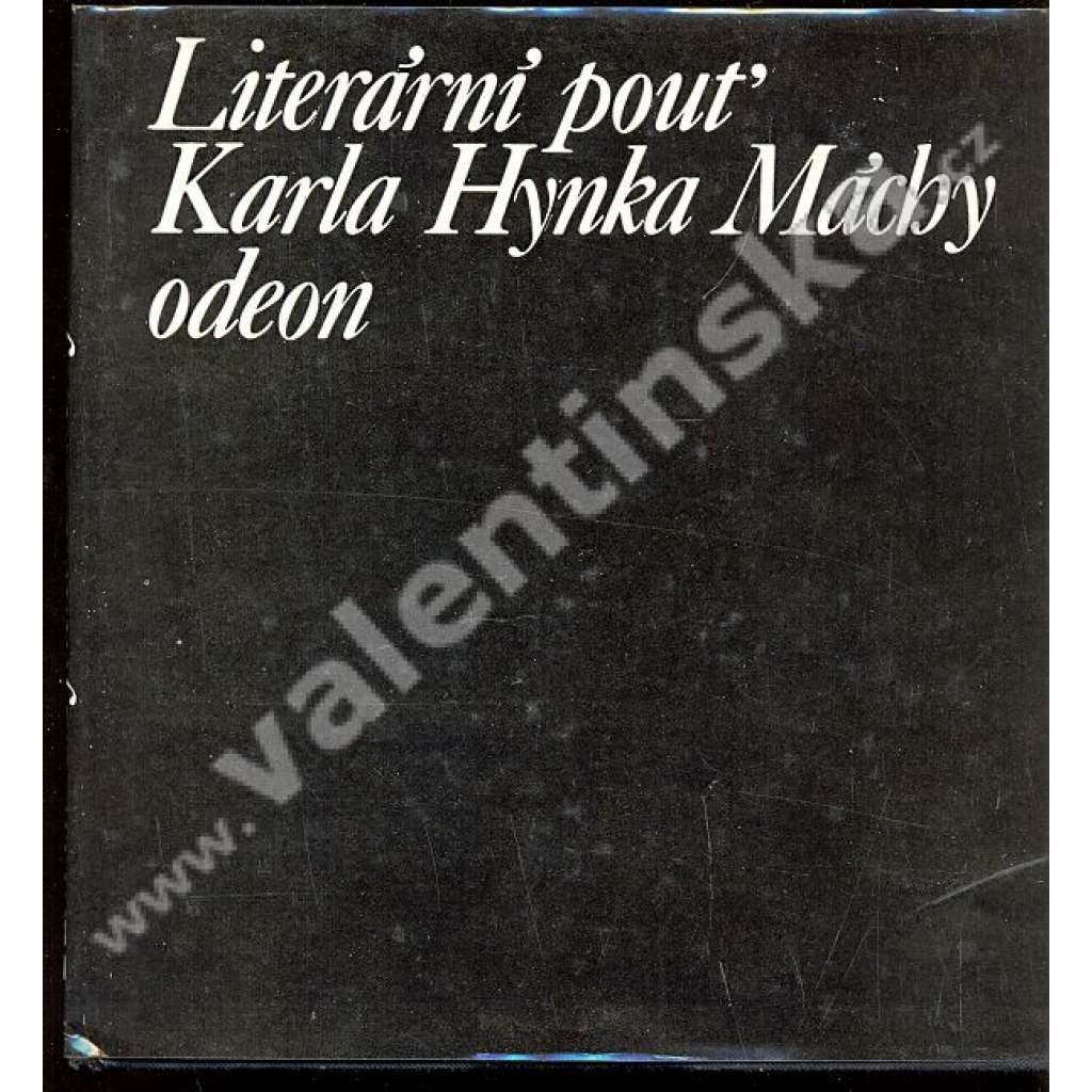 Literární pouť Karla Hynka Máchy - Mácha Karel Hynek [edice Paměti, korespondence, dokumenty]