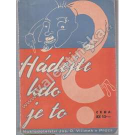 Hádejte, kdo je to? (hádanky, první republika)