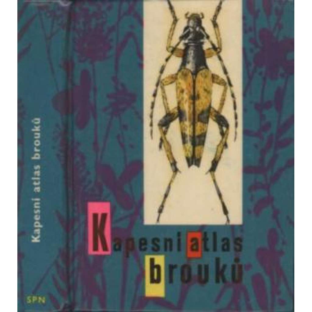 Kapesní atlas brouků (brouci, hmyz) s určovacím klíčem vyobrazených druhů
