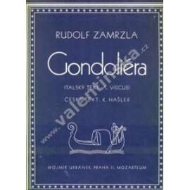 Gondoliéra (noty, piano-klavír, zpěv)