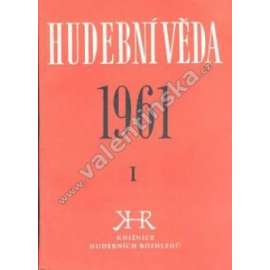 Hudební věda 1961/I.