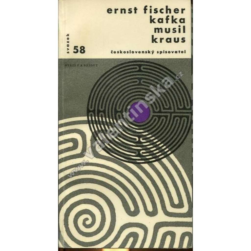 Kafka, Musil, Kraus (edice: Otázky a názory, sv. 58) [literární věda, eseje, mj. Franz Kafka, Robert Musil, Karl Kraus]