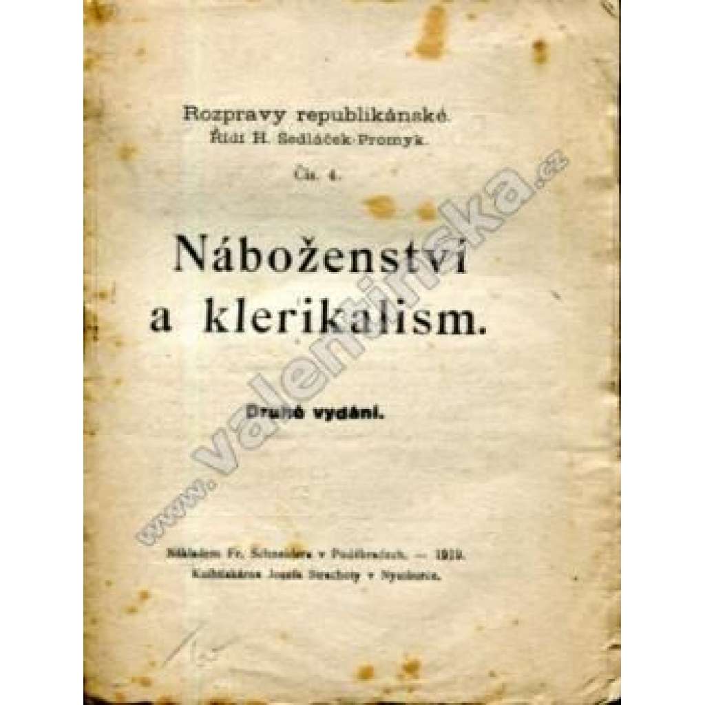 Náboženství a klerikalism