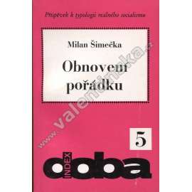 Obnovení pořádku (Rozmluvy, exilové vydání)