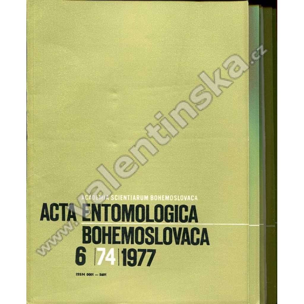 Acta entomologica bohemoslovaca, 1977
