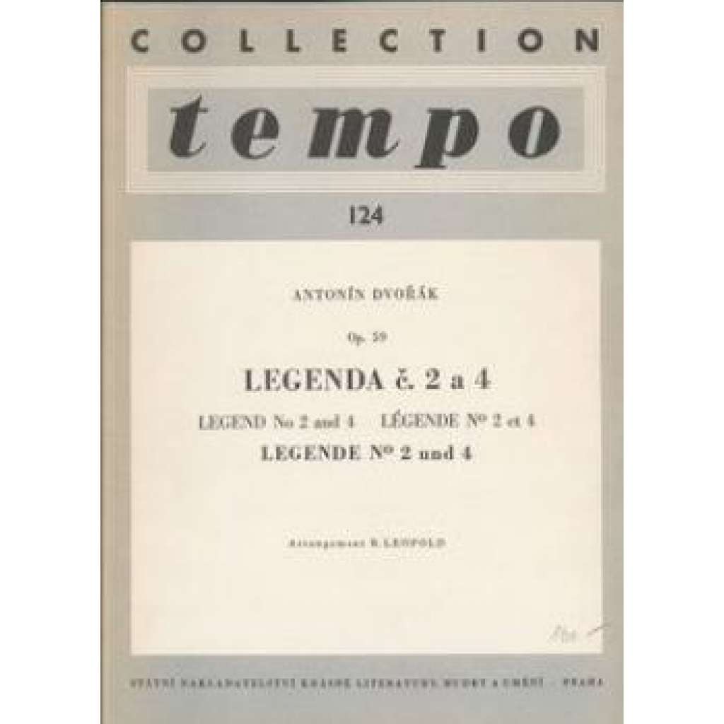 Legenda č.2 a 4. Small orchestra