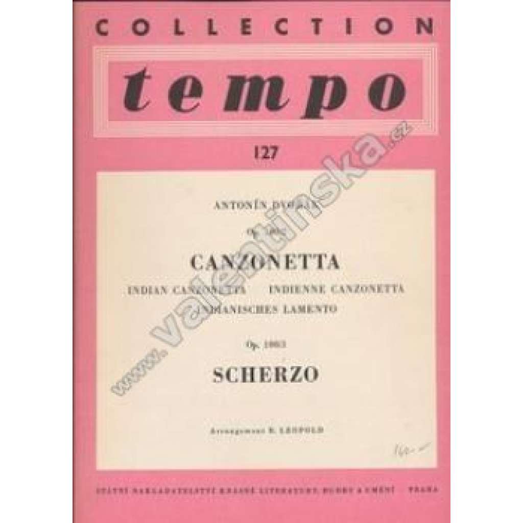 Canzonetta* Scherzo. Full orchestra
