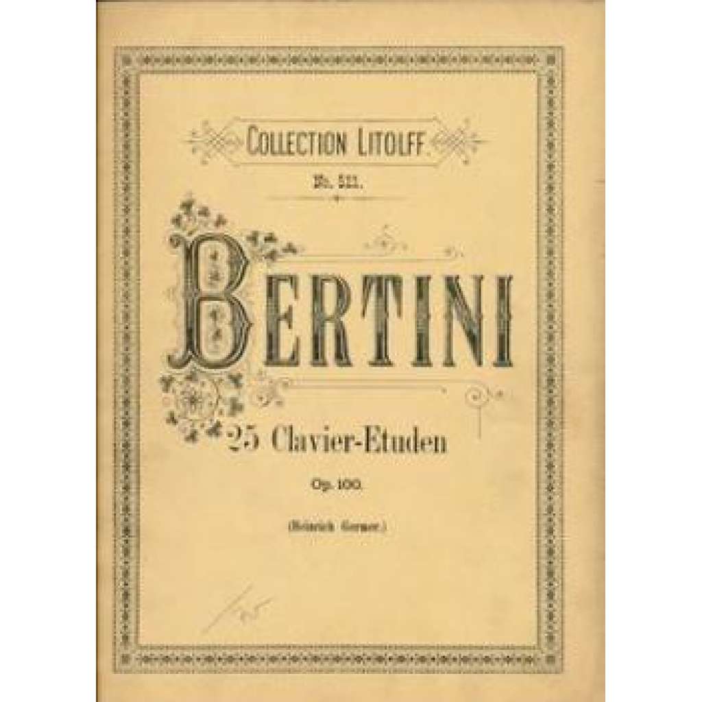 25 Clavier-Etuden