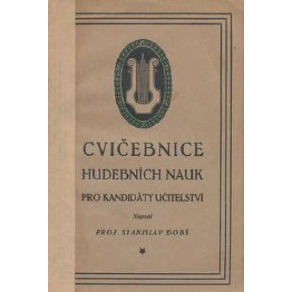 Cvičebnice hudebních nauk pro kandidáty učitelství