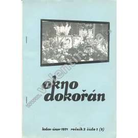 Okno dokořán, roč. 3; číslo 1; 1971 (exil)