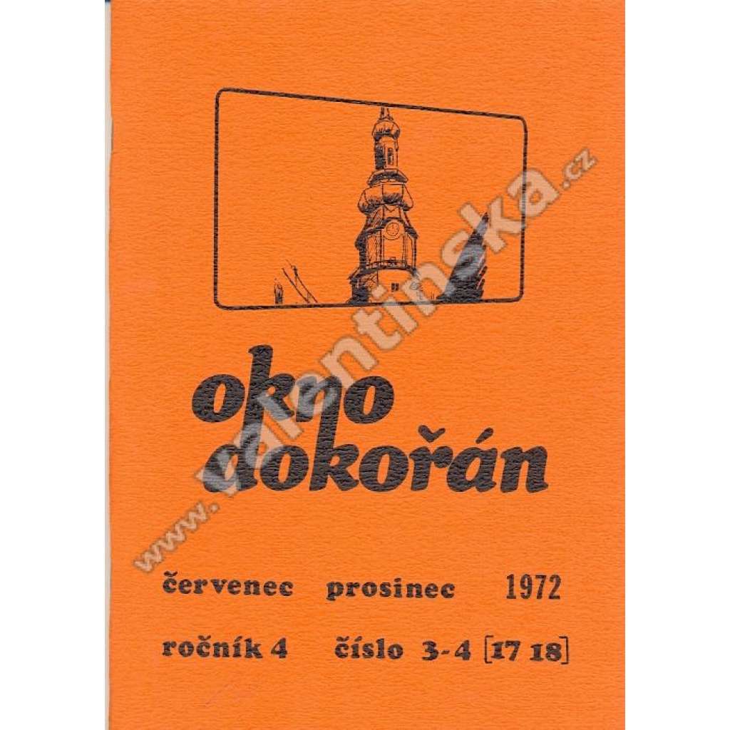 Okno dokořán, roč. 4; číslo 3-4; 1972 (exil)