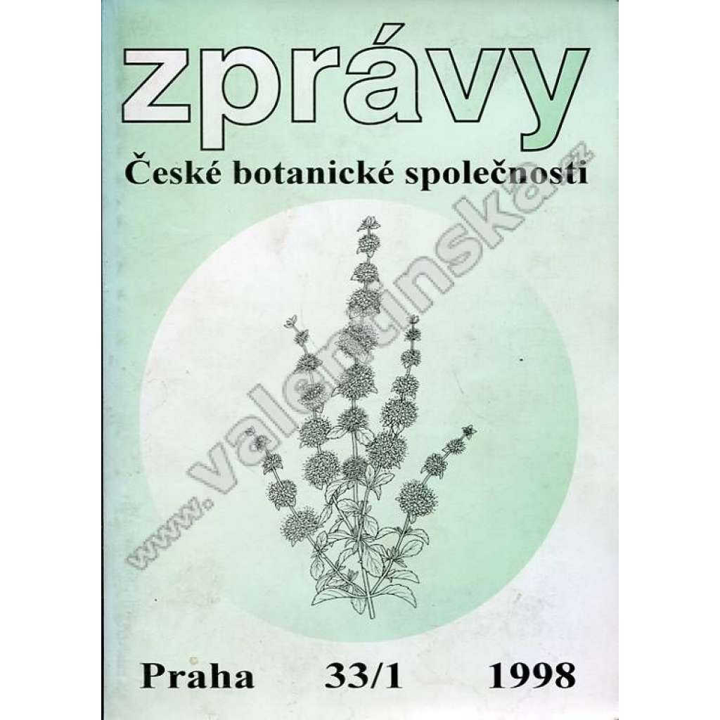 Zprávy České botanické společnosti, 1998/1