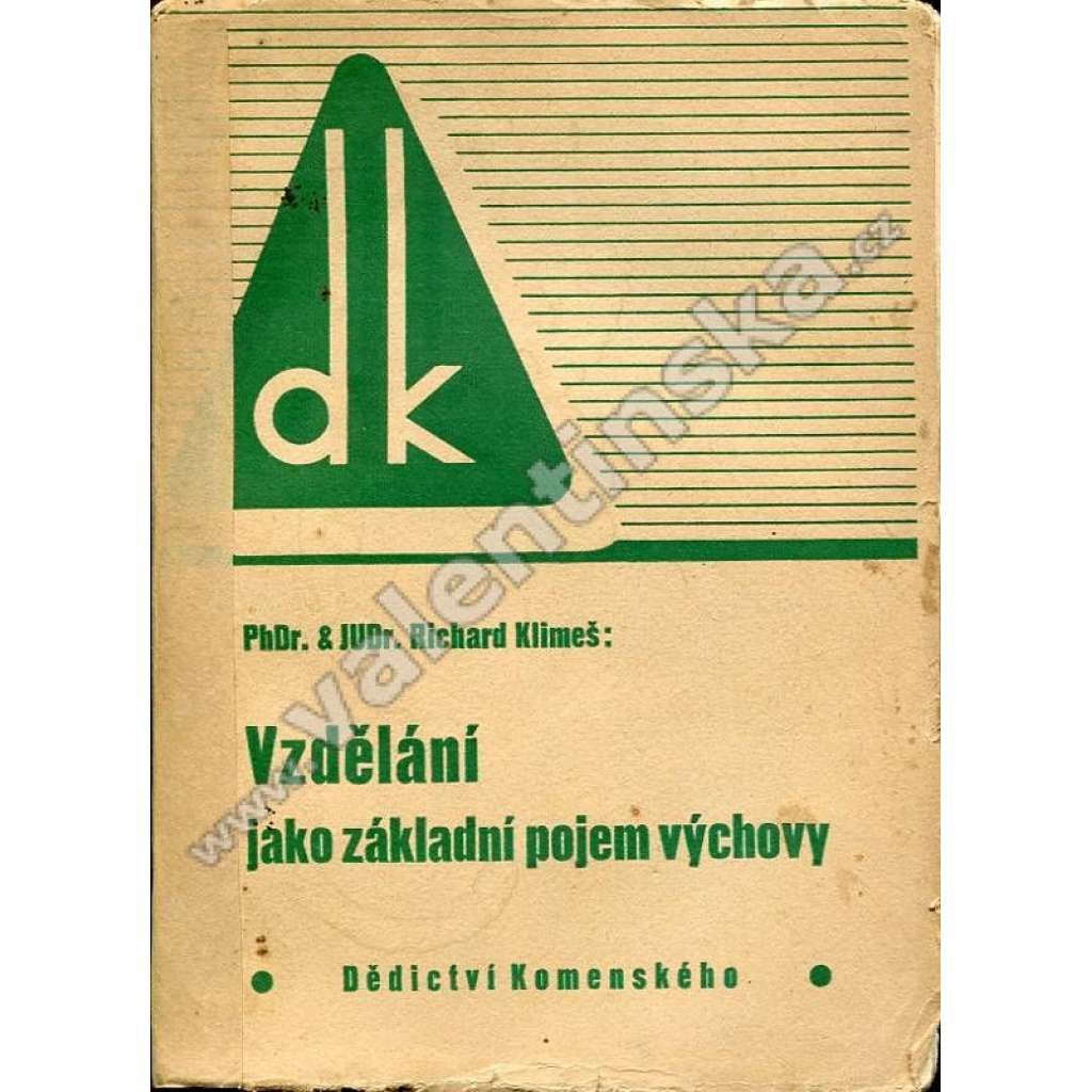 Vzdělání jako základní pojem výchovy