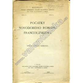 Počátky novodobého románu francouzského