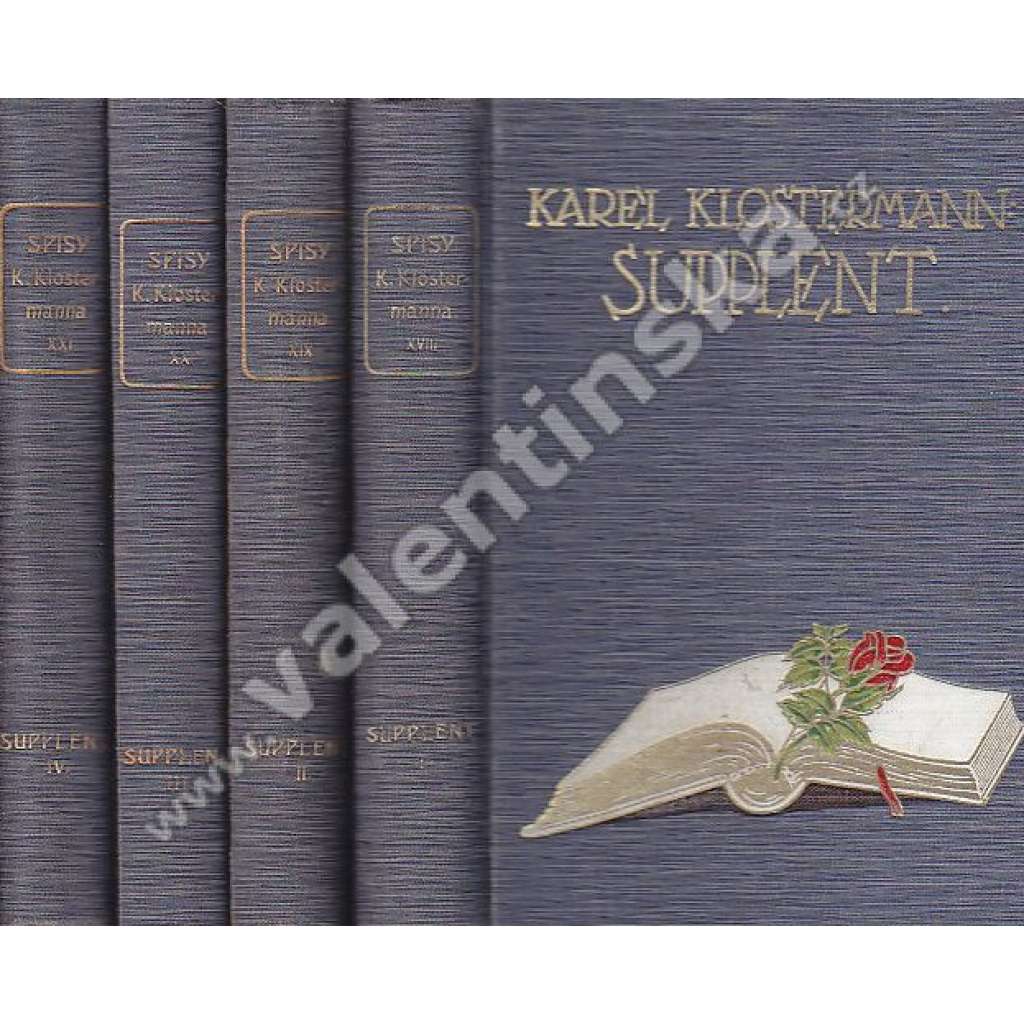 Supplent - 4 svazky (venkovský román, secesní vazba) Supplent - 4 svazky (venkovský román, secesní vazba)