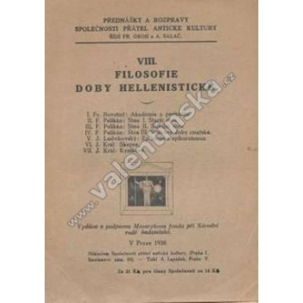 Filosofie doby hellenistické VIII.