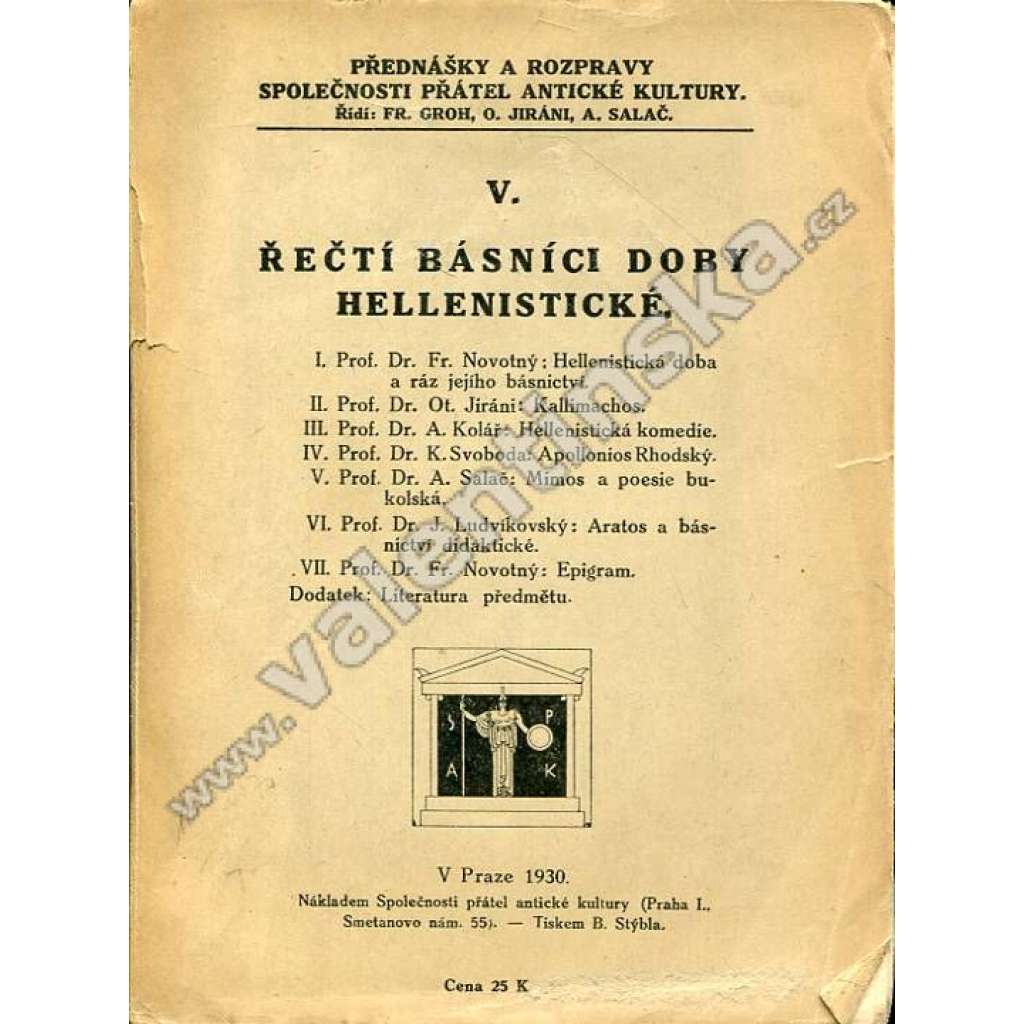 Řečtí básníci doby hellenistické