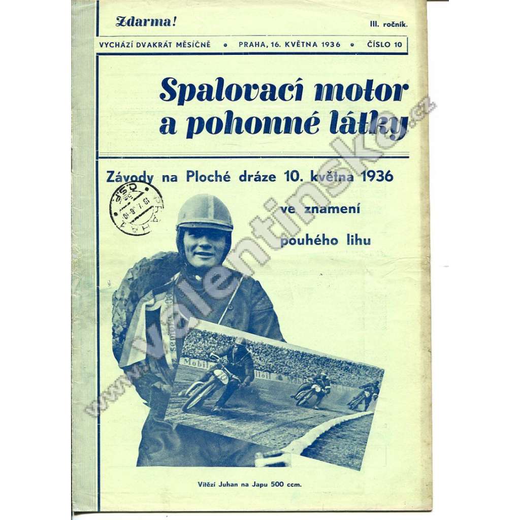 ČASOPIS SPALOVACÍ MOTOR A POHONNÉ LÁTKY III/10