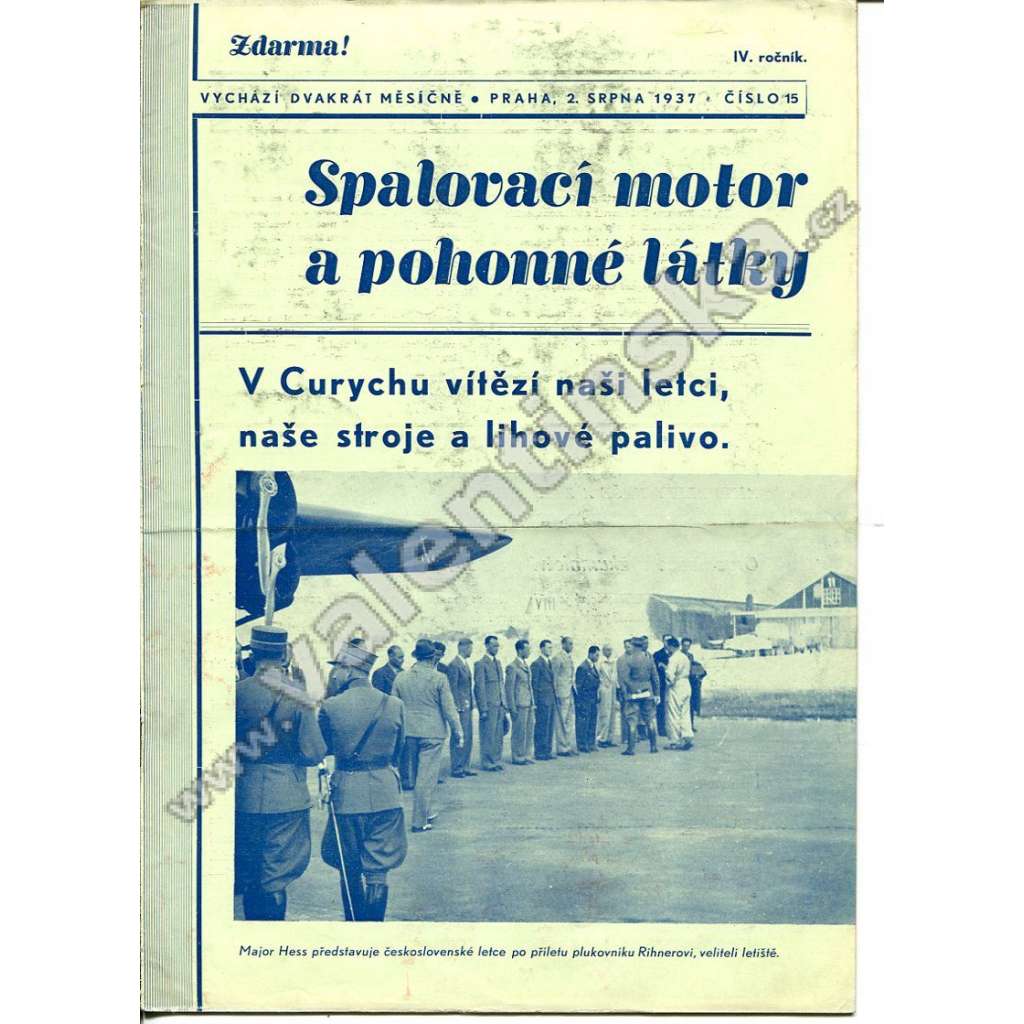 ČASOPIS SPALOVACÍ MOTOR A POHONNÉ LÁTKY IV/15