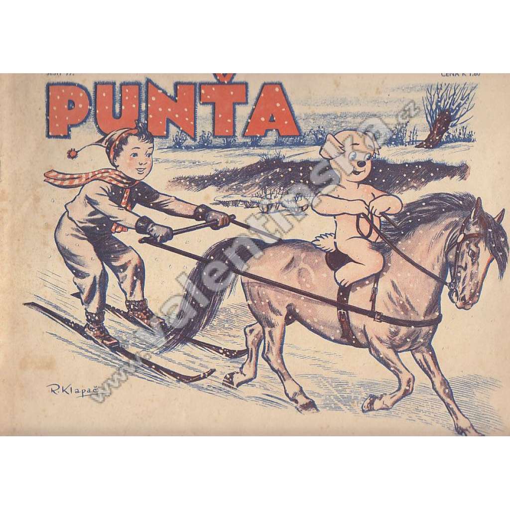 Dětský časopis Punťa, sešit 77. (1940)