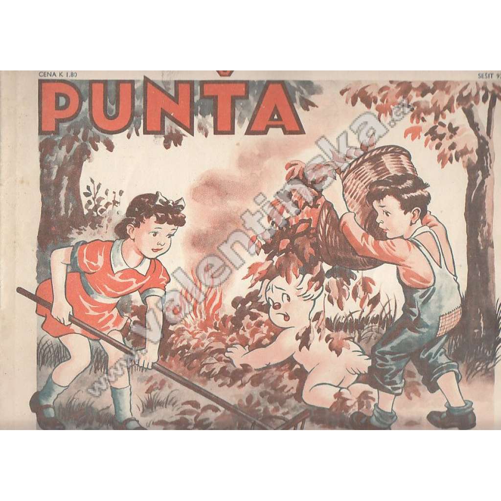 Dětský časopis Punťa, sešit 93. (1940)