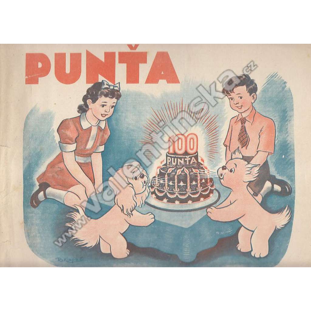Dětský časopis Punťa, sešit 100. (1941)