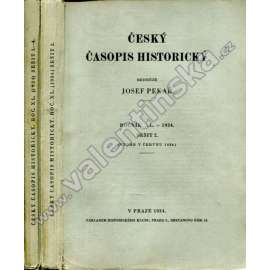 Český časopis historický,ročník XL,sešit 2.-4,1934