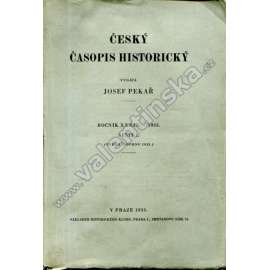 Český časopis historický, roč. XXXIX, sešit 1,1933