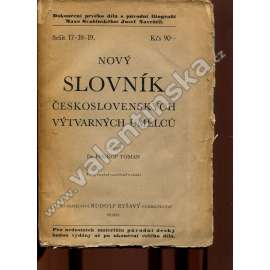 Nový slovník československých výtvarných umělců (nekompl.)