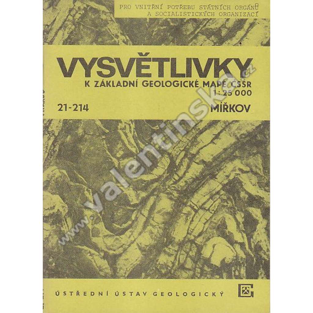 Vysvětlivky - Geolog. mapa; Mířkov