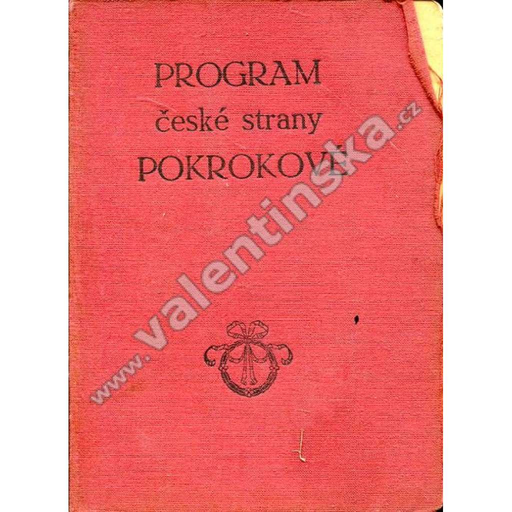 Program české strany pokrokové