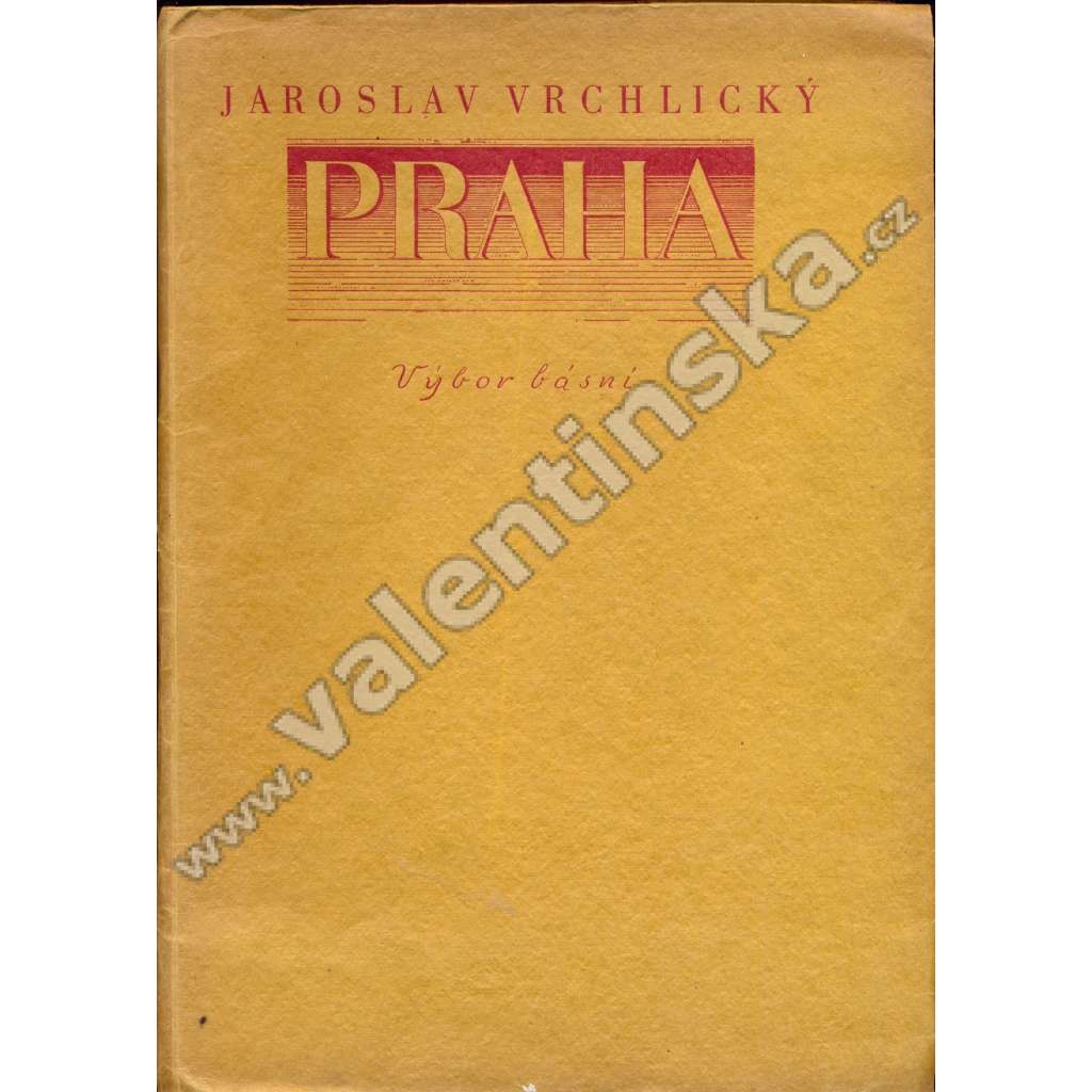 Praha (4x grafika T. F. Šimon) (výbor básní - Jaroslav Vrchlický)