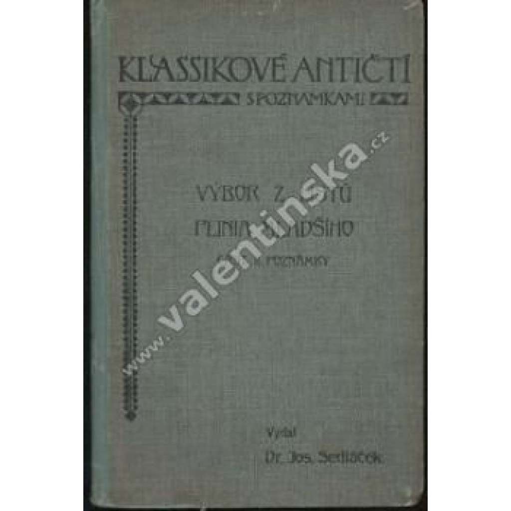 Výbor z listů Plinia mladšího, část II. (Plinius mladší - Listy)