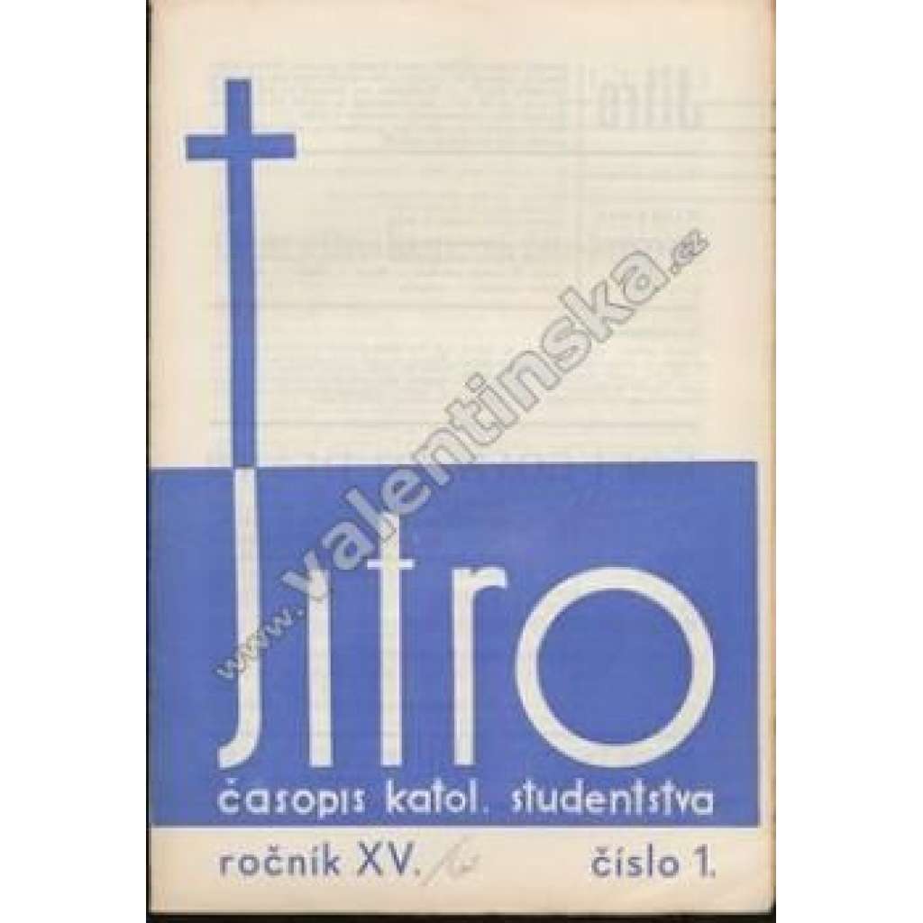 Časopis katolických studentů Jitro, r. XV., č.1