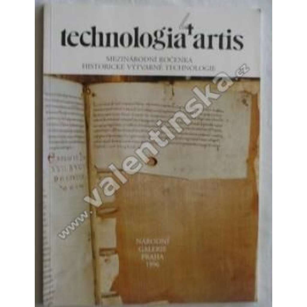 Technologia artis - Ročenka HVT Praha 4/1996 (restaurátorství - ročenka Archivu historické výtvarné technologie)