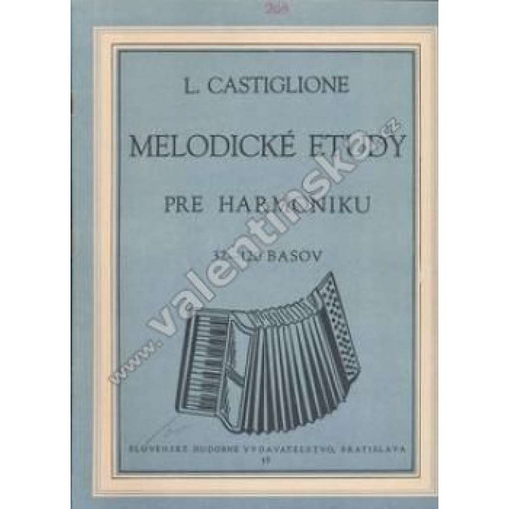 Melodické etudy pre harmoniku