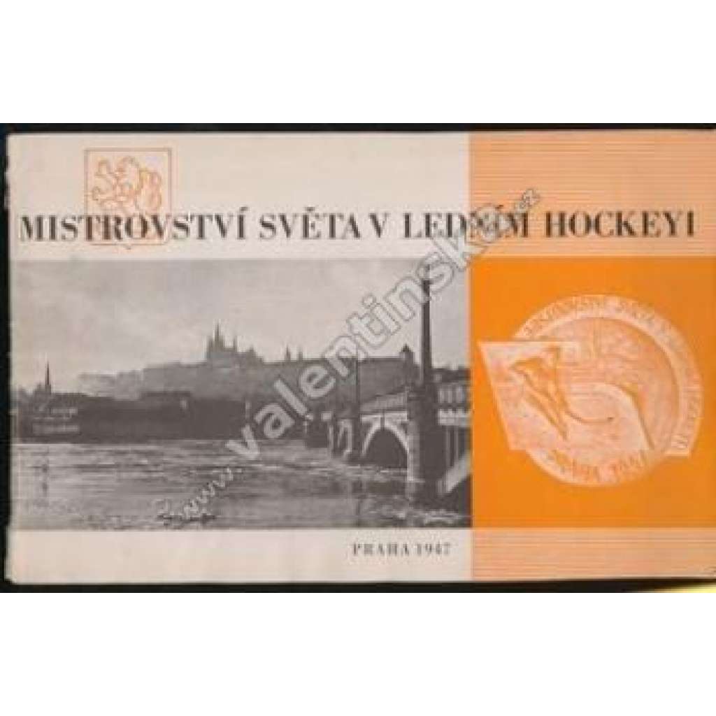 Mistrovství světa v ledním hockeyi, 1947 (Lední hokej, mj. Zábrodský, Konopásek, Modrý, Drobný; fotografie E. Fafek, E. Padrubský) Mistrovství světa v ledním hockeyi, 1947 (Lední hokej, mj. Zábrodský, Konopásek, Modrý, Drobný; fotografie E. Fafek, E. Padrubský)