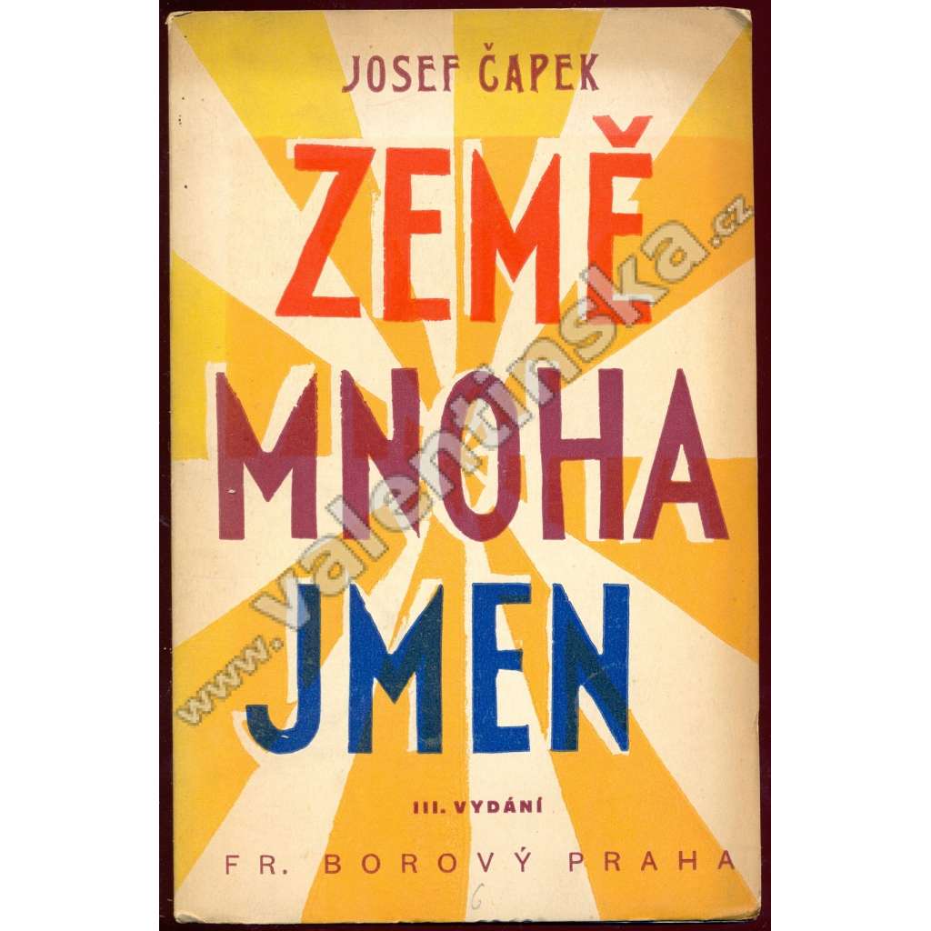 Země mnoha jmen (Josef Čapek, divadlo)