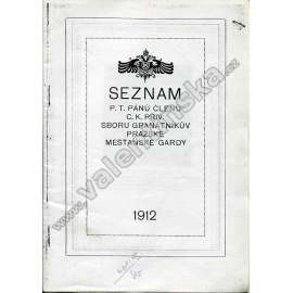 Sbor granátníkův Praž. měšť. gardy - seznam členů