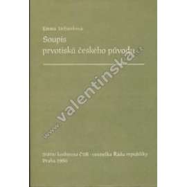 Soupis prvotisků českého původu