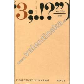 Rozmluvy, 3/1984 (exilové vydání) Filozoficko-literární revue