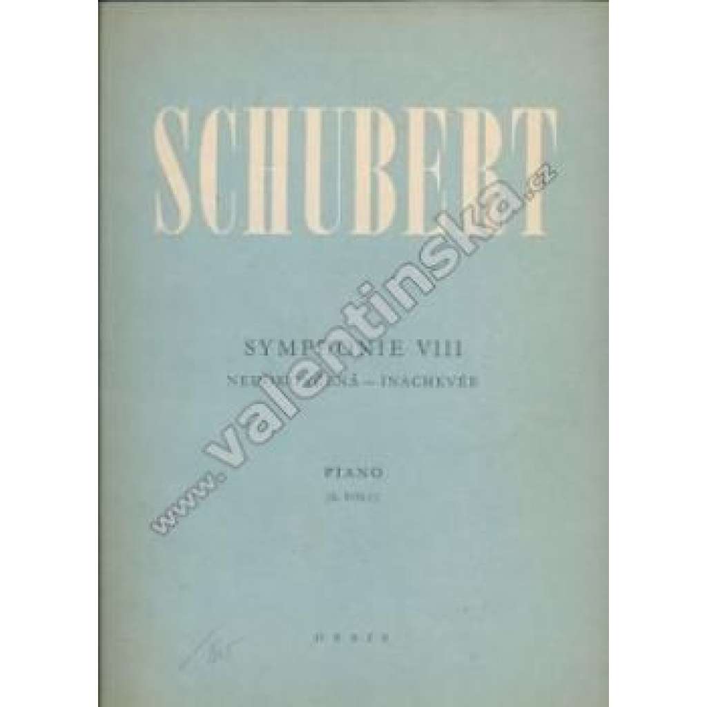 Symphonie VIII. (nedokončená)