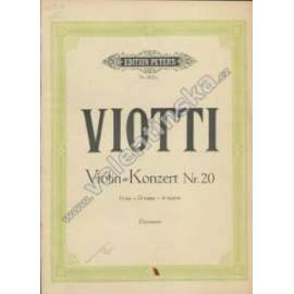 Violin-Konzert D dur Nr.20 (houslový koncert)