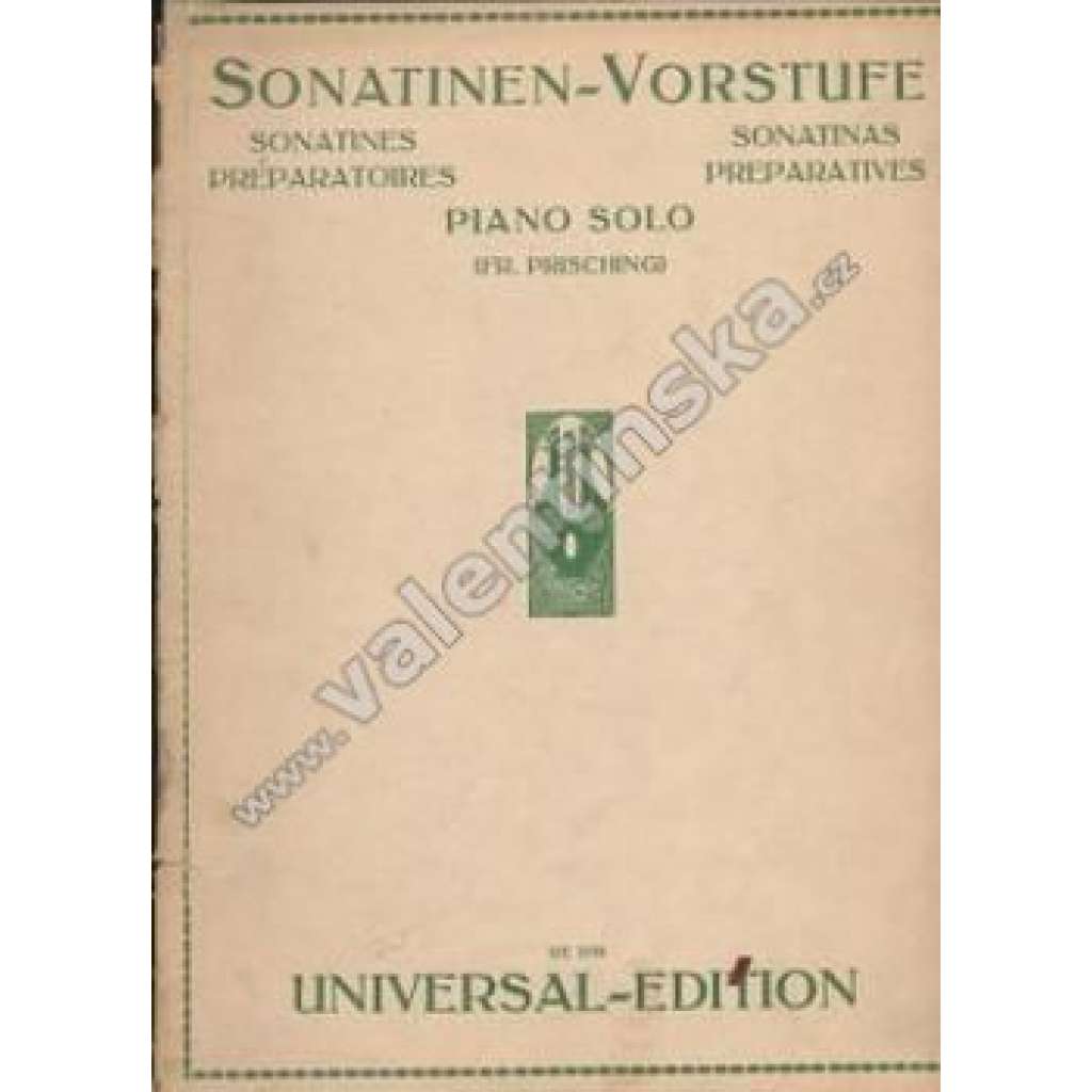 Sonatinen - Vorstufe. Piano solo